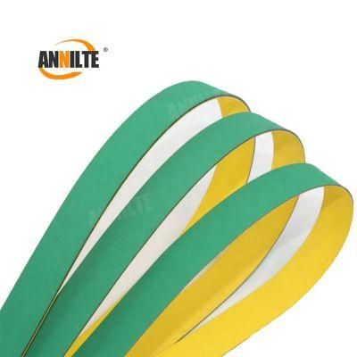 Annilte 2.5mm Green and Yellow Polyamide Transmission Belt