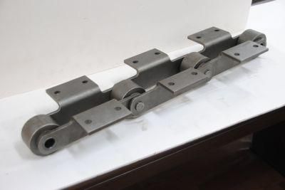 P175f5a2 High-Intensity and High Precision and Wear Resistance Large Pitch ISO and ANSI Standard Driving Conveyor Chains with Attachments