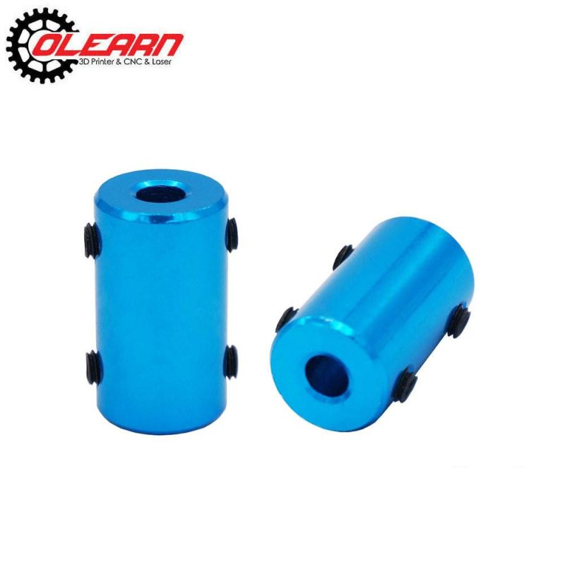 Olearn 3D Printers Parts Blue Flexible Shaft Coupler Screw Part for Stepper Motor Accessories