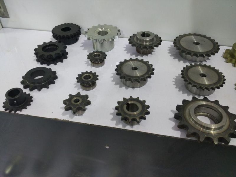 Industrial 08b 10b 12b 21 Teeth Finished Bore Sprocket Single Double Row Sprocket for Roller Chain