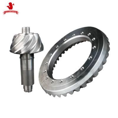 Custom Spiral Bevel Gear Shaft / Spiral Bevel Gear