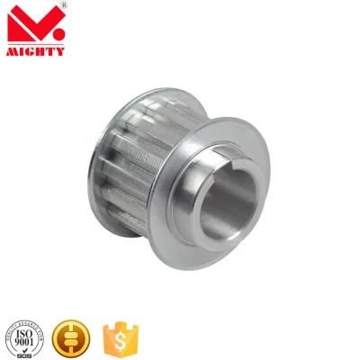 High Quality Aluminum Timing Pulley Timing Belt Pulley with Flange for Transmission Industry