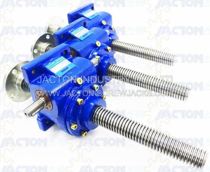 Custom Made Super High Temperature 5 Ton Worm Screw Power Jack, Synchronized Screw Jack Lifter for Malaysia Customer