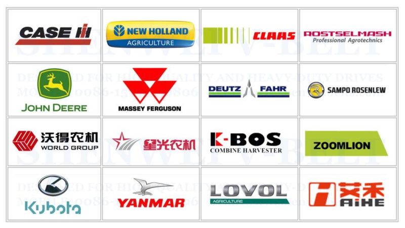 Agriculture Belt/ Rubber Belt for Claas, New Holland, John Deere, Case, World Combine Harvester