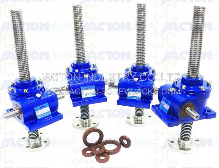 Custom Made Super High Temperature 5 Ton Worm Screw Power Jack, Synchronized Screw Jack Lifter for Malaysia Customer