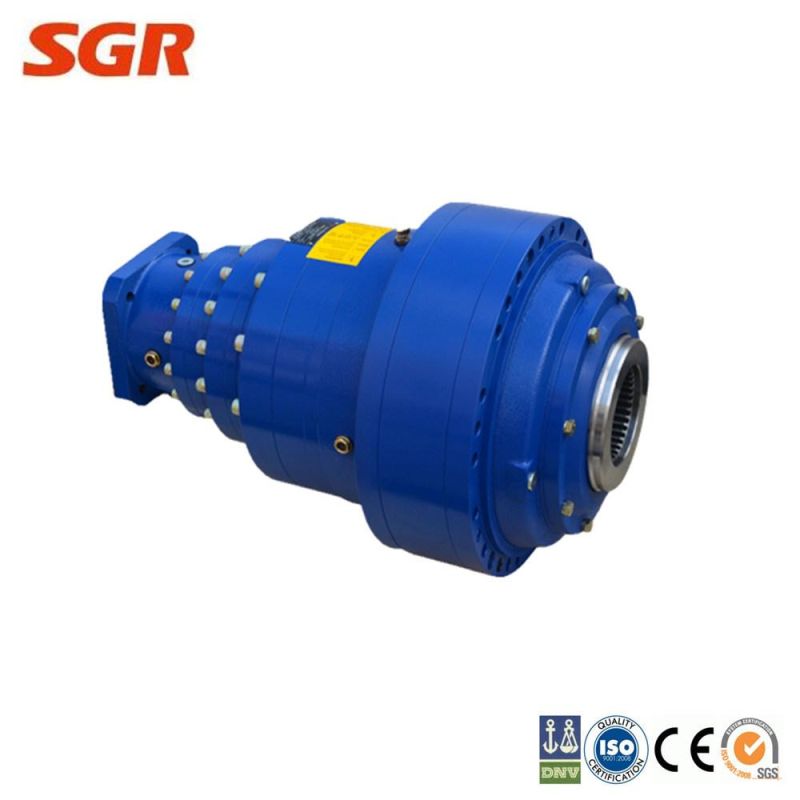 Speed Reducer Inline Planetary Gear Motor   Application for Crusher