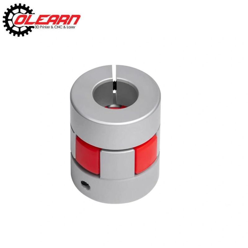 Olearn Aluminum Flexible Shaft Coupling, Flexible Spider Coupling Shaft Coupler for Servo Stepper Motor 3D Printer DIY Encoder CNC Machine