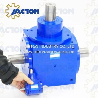 Miter Gear Box Are Available in Standard Models with a Wide Range of Variations in Terms of Size, Shaft Arrangement, Speed Ratio, and Material.