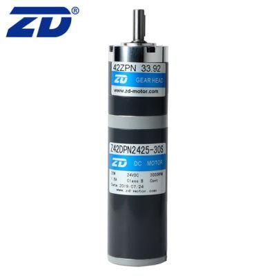 ZD Brush/Brushless Horizontal Type Precision Planetary Transmission Gear Motor