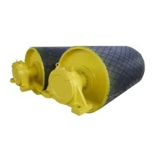 Conveyor System Head Pulley Rubber Lagging Conveyor Steel Standard Drum Pulley