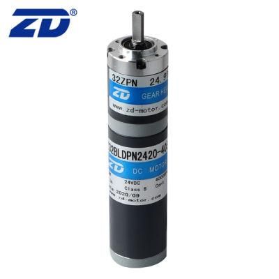 ZD Three-Step Round Brush/Brushless 32mm DC Planetary Gear Motor