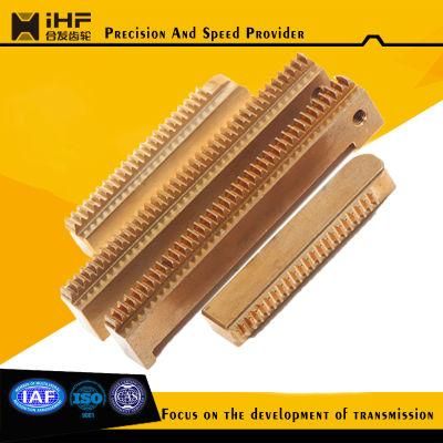 High Precision Copper Stainless Steel Gear Rack and Pinion for CNC Woodworking Machinery