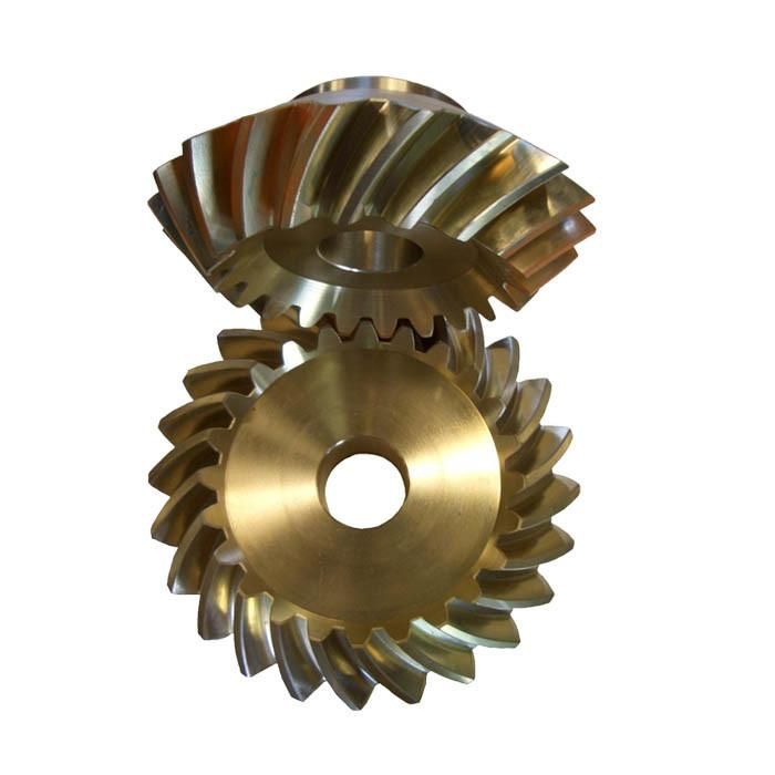 Black Straight Cut 43 Tooth Ring Bevel Gear