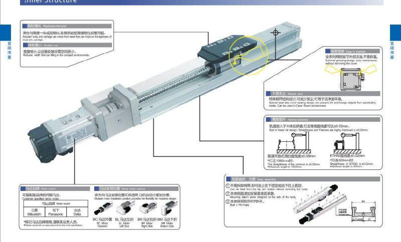 Painting Machine, Sanding Machine Use Linear Module Tgb Tgp Series Linear Module