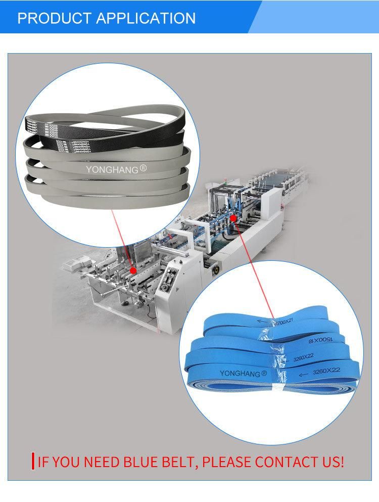 Printing Folder Gluer Belt 1000*25*8 Wear-Resistant Non-Slip Folder Gluer Belt