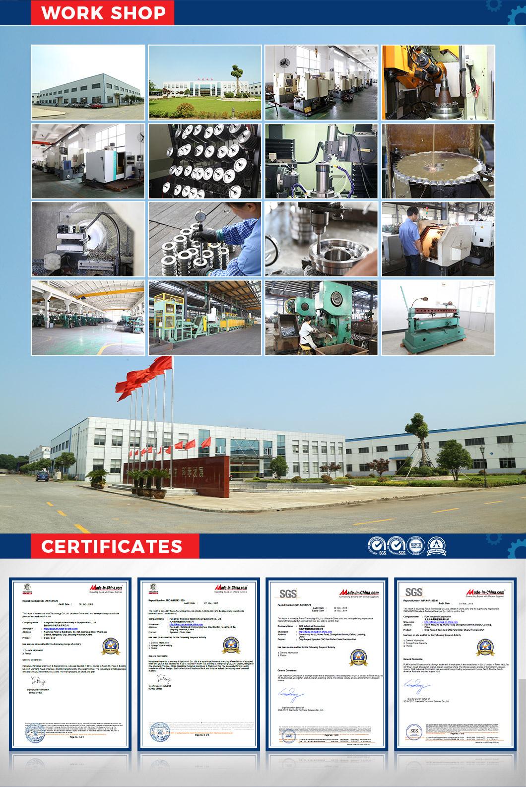 Industrial Transmission Equipment Advanced Heat Treatment Stainless Steel Driving Sprocket