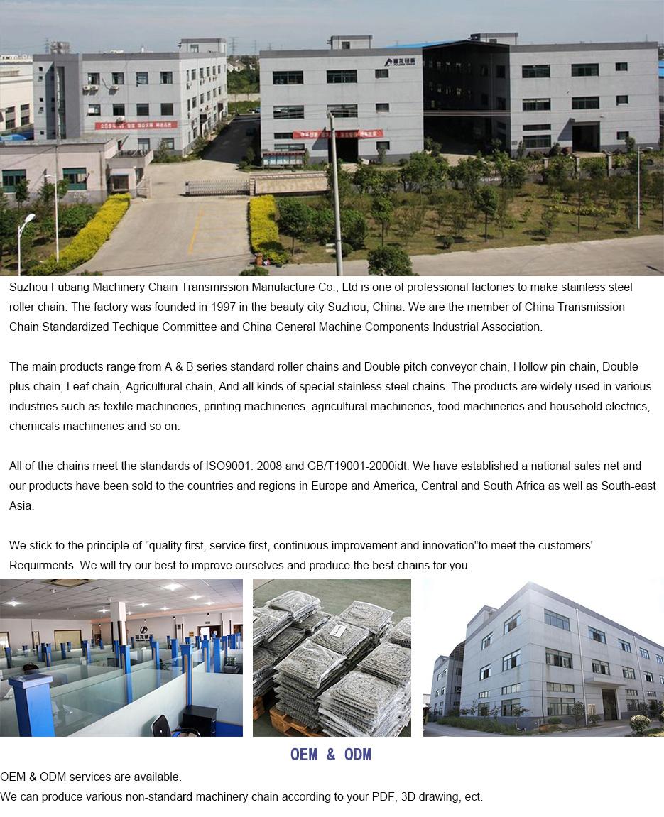 Factory Direct Sales OEM Agricultural Machinery Engineering Industrial Transmission Conveyor Roller Chain