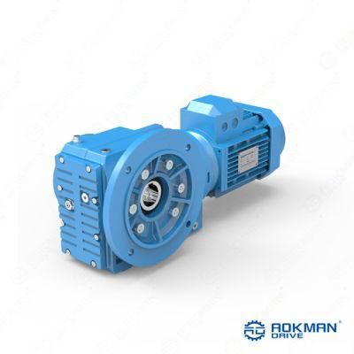 Helical-Bevel Gear Reducer Gearbox Motor Bevel Drive Gear Motor Bevel Gearbox