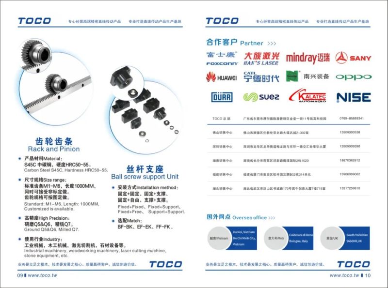 Linear Guide with Blocks Rail Guide Laser Cutting Parts Linear Actuator