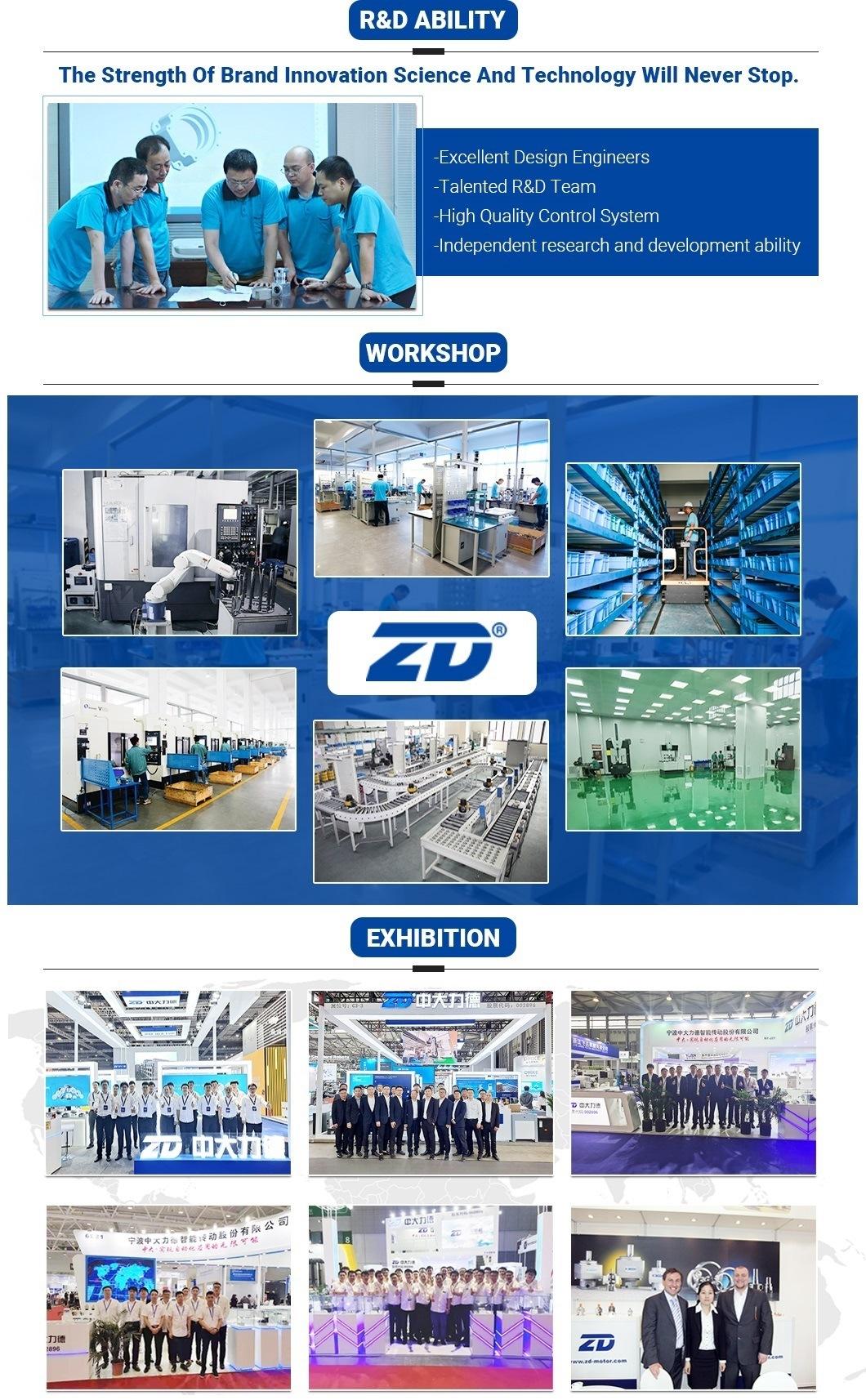 ZD High-Speed Ratio 2-3 Stages Vertical Type High-Precision Machine Motor Planetary Gearbox