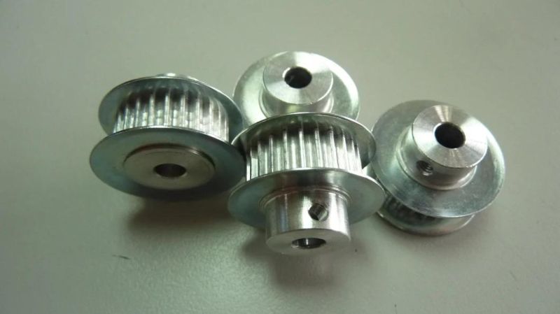 Steel and Aluminum Toothed Belt Pulley Taper Bush or Straight Bore Timing Belt Pulley