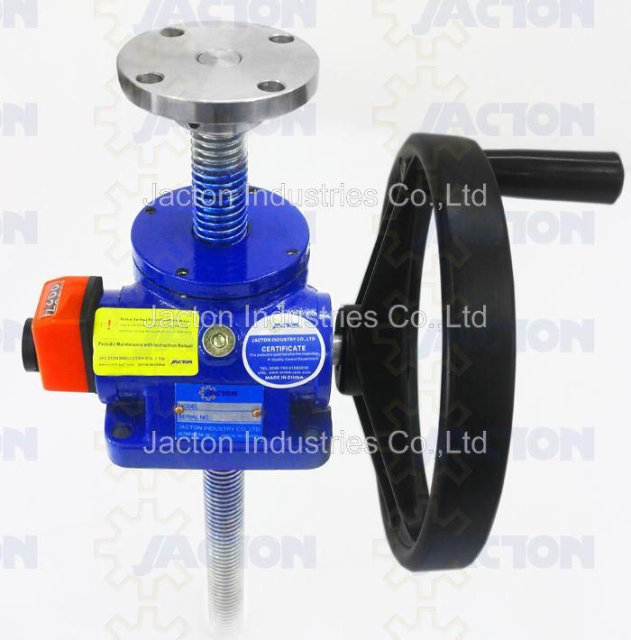 Acme Screw Jack Actuator for Lifting, Worm Gear Screws Jacks Provide Long Duty Life, Compact Screw Lift, Lifting Actuator Jack, Screw Operated Mechanical Lift