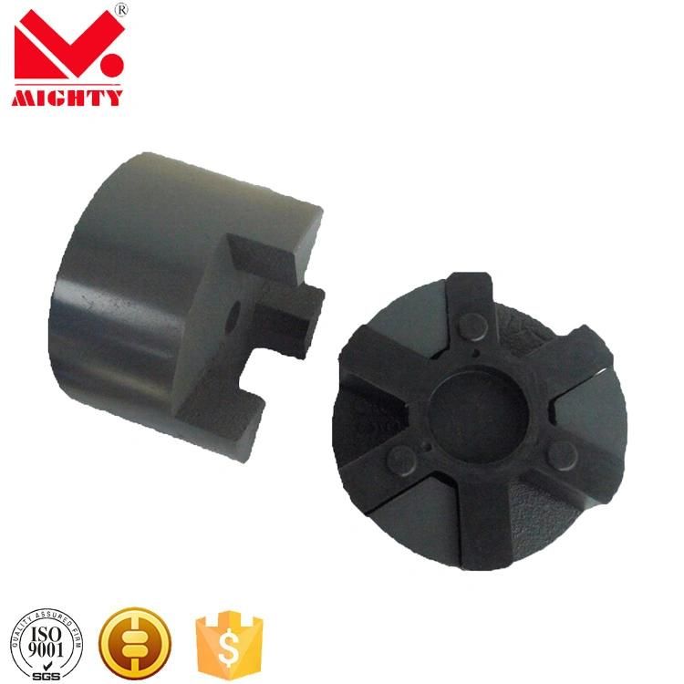 Flexible Rubber Spider Jaw Shaft Driving L Coupling L095 with Clamp and Keyway for Motor Coupling