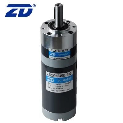 ZD High Speed Three-Step Brush/Brushless Precision Planetary Transmission Gear Motor