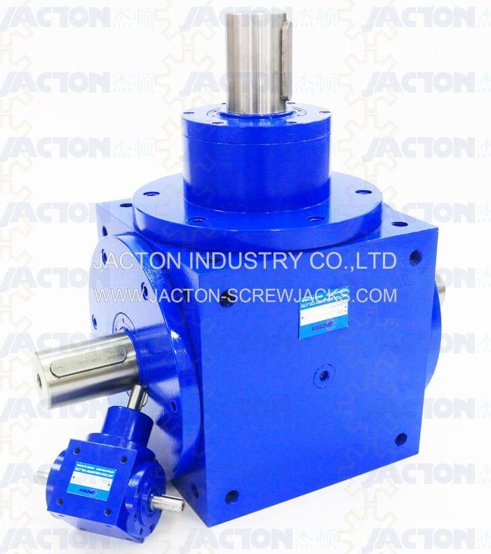 High Precision Jtp280 Spiral Bevel Precision Gearbox 60mm Drive Shaft