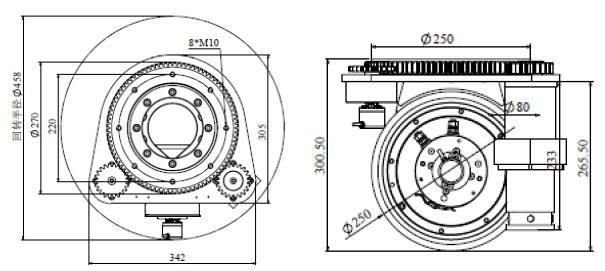 1100W Steering Motordrive Wheel Used on Warehousing Robot Agv New Drive Wheel 1100W Horizontal Agv Wheel and Other Agv Robot (TZ18-D11S02)