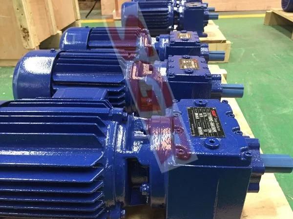 R77 Gear Reducer Helical Gearbox R Series Speed Reducer Geared Motor for Conveyor Gear Box for Elevator