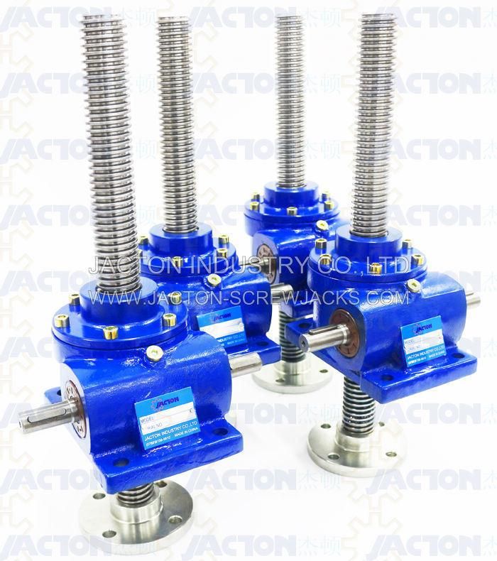 Custom Made Super High Temperature 5 Ton Worm Screw Power Jack, Synchronized Screw Jack Lifter for Malaysia Customer