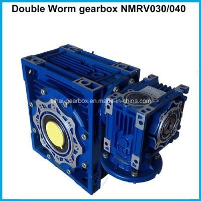 Double Worm Gearbox Nmrv030/Nmrv040 Reduction Gearbox