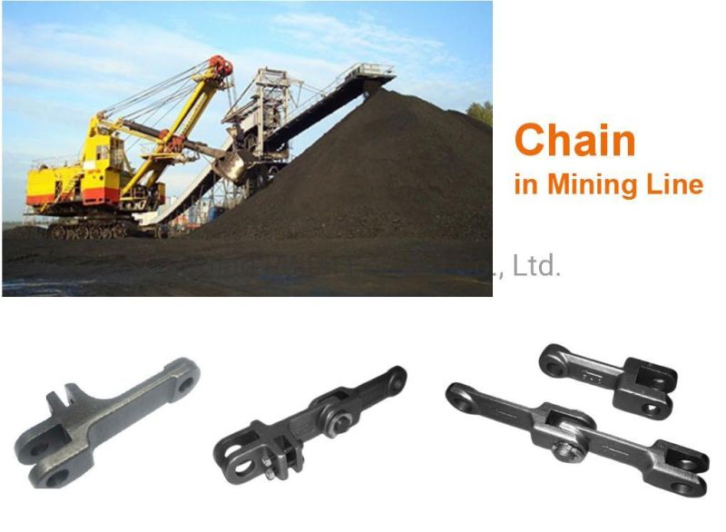 Drive Chain Steel Forging Chain and Industry Transmission Conveyor Drag Standard Chain with Forged Link Cast Carbon Steel Chain