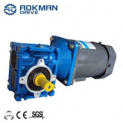 CE Approved RV Series Blue Worm Gearbox with Motor Combination