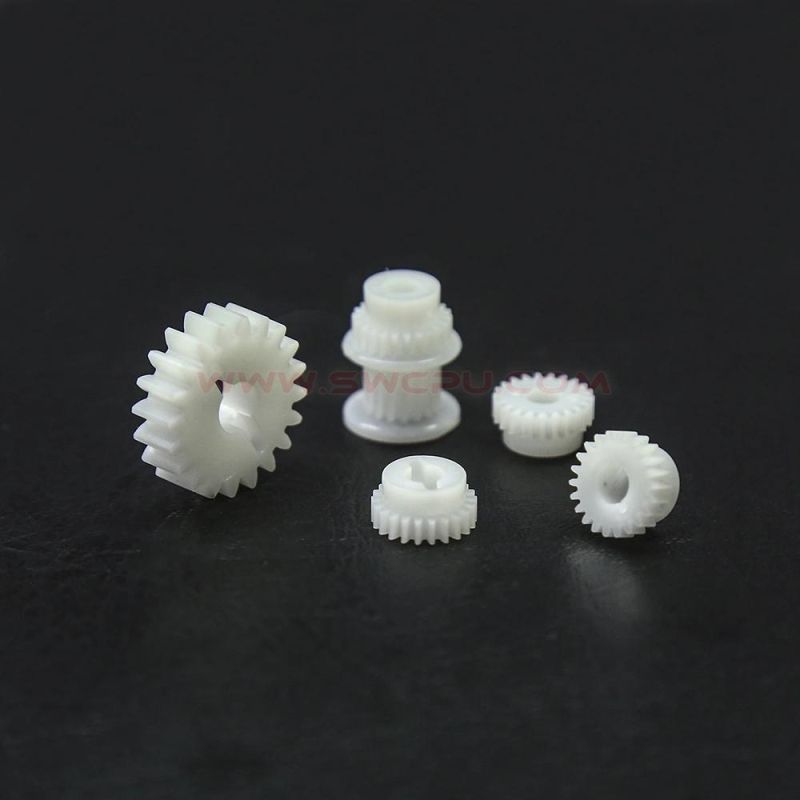 Semi Transparent Stainless Steel Bearing Small Plastic Gears