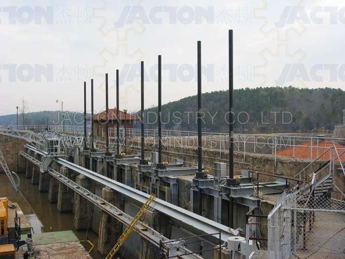 Screw Jack Gear Box Lift Hoist for Irrigation Sluice Gates Double Lifting Device for Sluice Gates Lifting Mechanism for a Water Gate