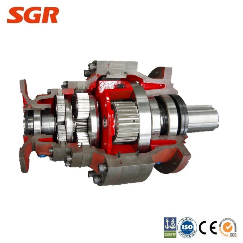 Right Angle Planetary Gear Box Transmission with Hollow Shaft with Shrink Disc