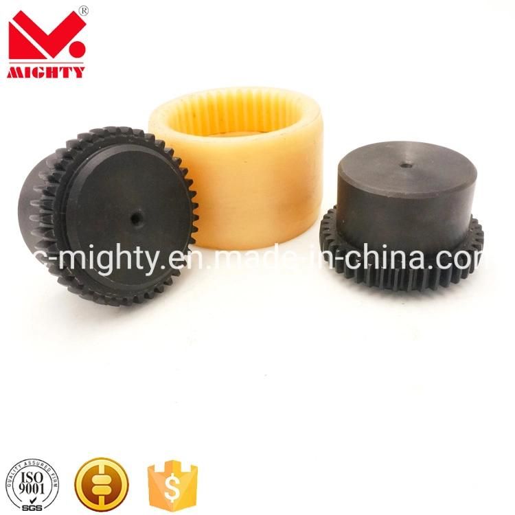 Chinese Top Quality Nylon Sleeve Curved-Tooth Gear Coupling; Curved Teeth Shaft Coupling Usded in Power Transmission Industry