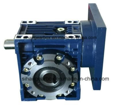 Nmrv075 Square Input Flange Worm Gearbox with Extension Output Shaft