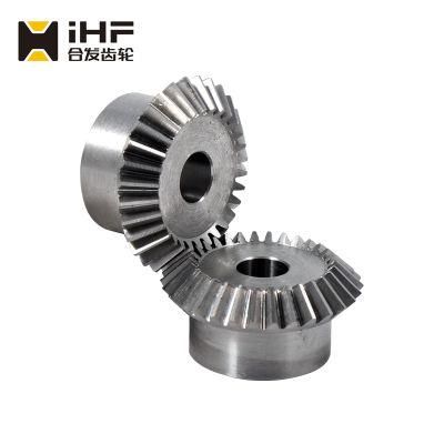 Chain Gear Wheel Set Stainless Steel Plastic POM Sprocket Bevel Gear for Mechanical Equipment