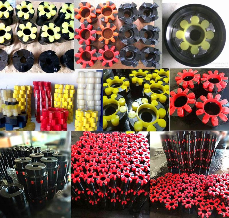 High Hardness PU Plum Mat Spider Coupling for Metallurgical Machinery