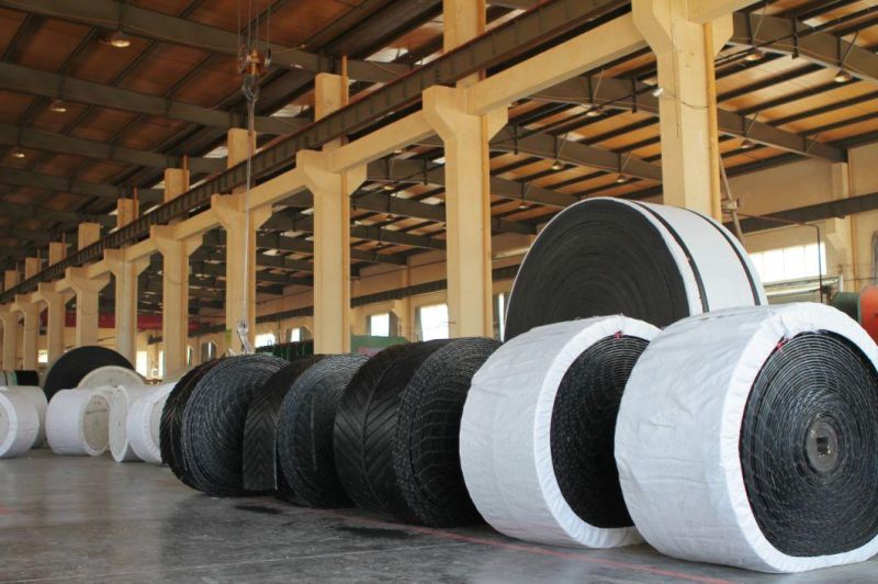 High Abrasion Resistant Coal Ep Nn Polyester Heat Oil Resistant Fabric Chevron Rubber Heat Resistance Coal Mining Steel Cord EPDM 10MPa-24MPa Conveyor Belting