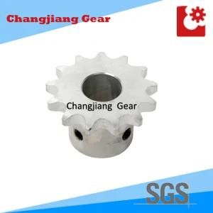 OEM White Painting Pumb Standard Stock Roller Chain Motor Sprocket