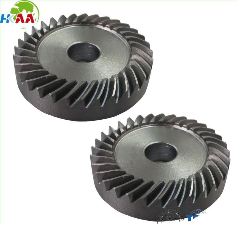 Custom Machining CNC Mahcined Spiral Bevel Grinder Gear for Angle Grinder