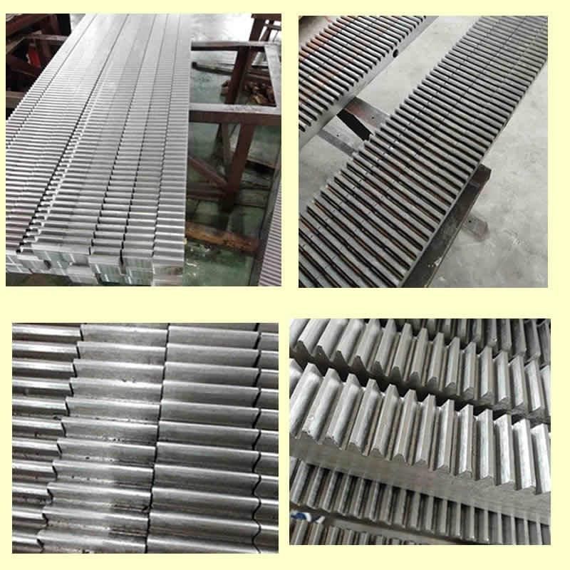 Carbon Steel Zinc Plated for Electric Door Rails Rack Gear