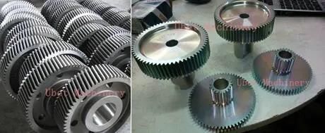 Spur Gears with Yellow Zinc Plating or Chemical Black Finish