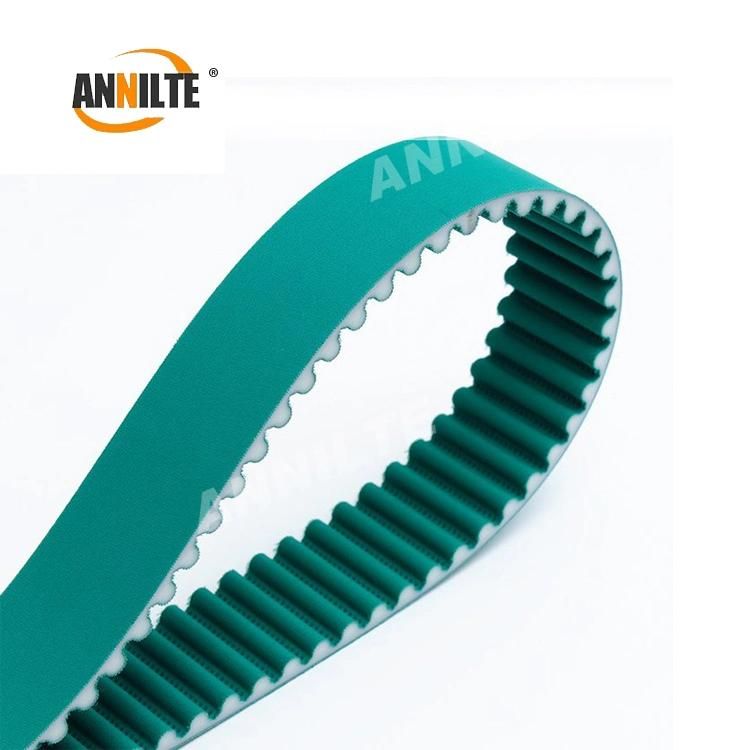 Annilte Green PU Polyurethane Open PU Timing Belt with Steel Cord