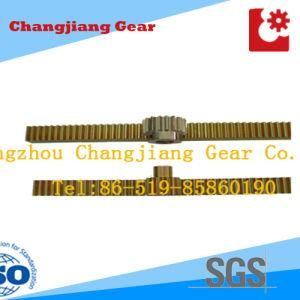 Yellow Zinc Rack Ring Gear Spur Gear