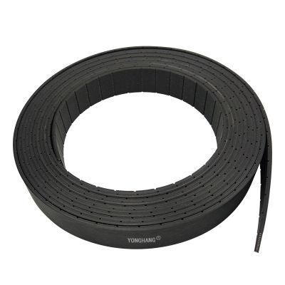 Black PU/Polyurethane Steel Wire Core Open Flat Belt